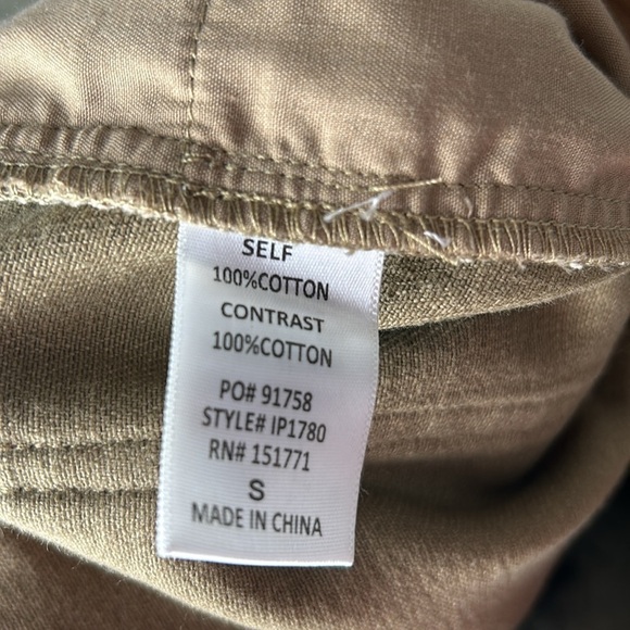 Le Lis Brown Khaki Two Tone Color Block Wide Leg High Waist Pants -Size Small - Picture 5 of 8